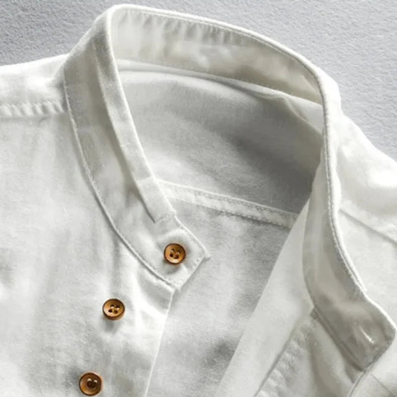 BRYNOUVELLE | Chemise Homme à Col Montant