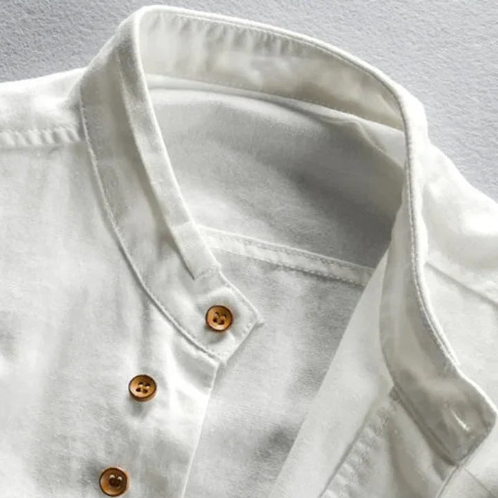 BRYNOUVELLE | Chemise Homme à Col Montant