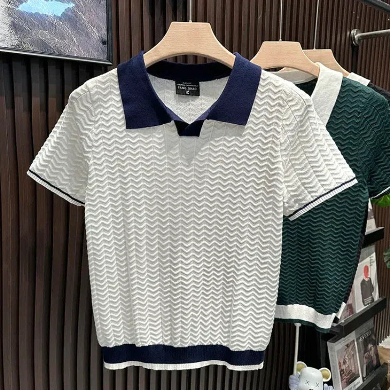 BRYNOUVELLE | POLO EN TISSU BOUCLÉ