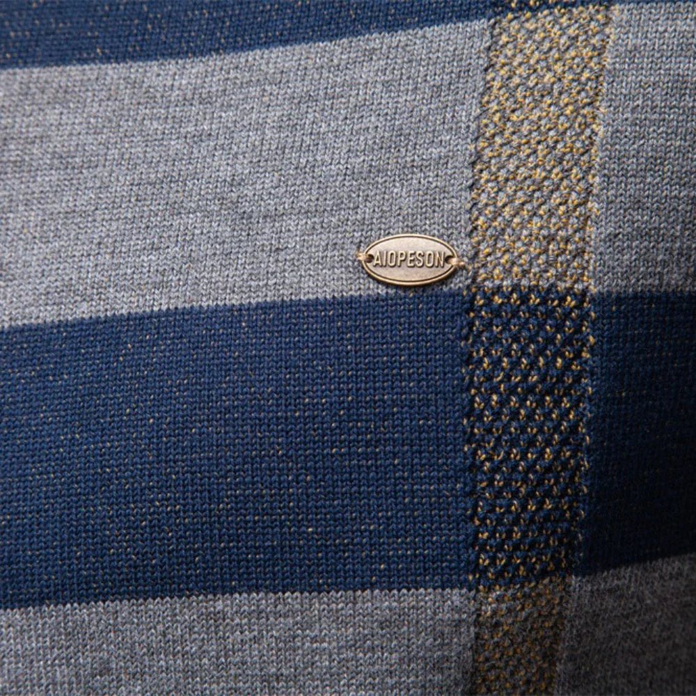 Rosenfeld™ | Pull en tricot pour homme avec motif à carreaux