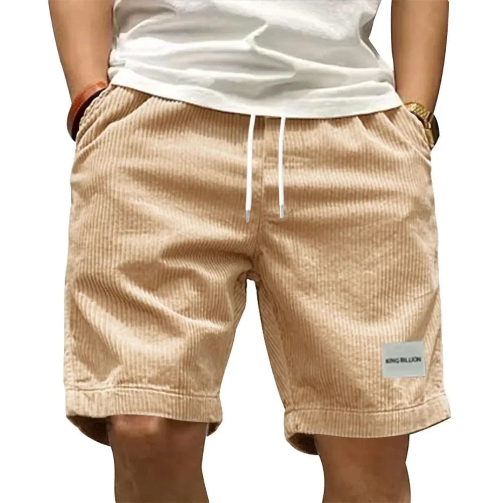 BRYNOUVELLE | SHORTS CARGO EN CORDUROY POUR HOMMES