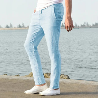 BRYNOUVELLE | PANTALON DE RUE EN LIN POUR HOMME