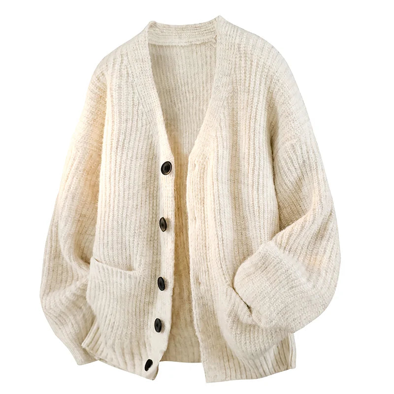 BRYNOUVELLE | CARDIGAN DÉCONTRACTÉ À COL EN V POUR HOMMES