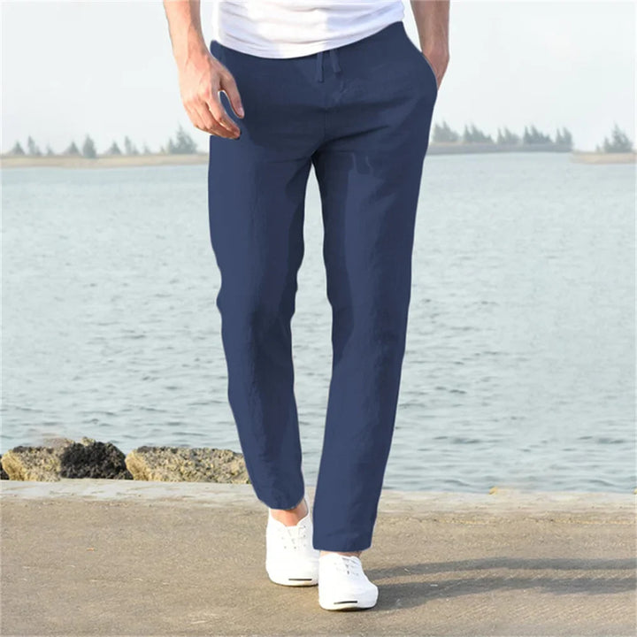 BRYNOUVELLE | PANTALON DE RUE EN LIN POUR HOMME