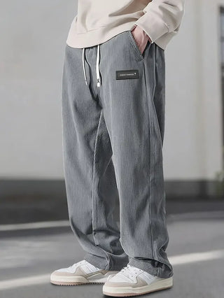 BRYNOUVELLE | PANTALON ÉLÉGANT EN VELOURS CÔTELÉ POUR HOMME