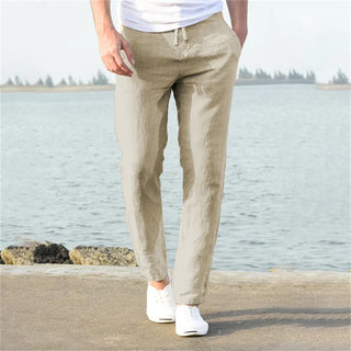 BRYNOUVELLE | PANTALON DE RUE EN LIN POUR HOMME