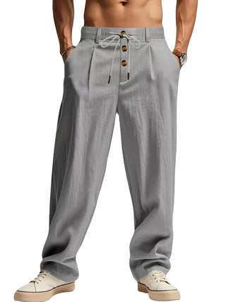 BRYNOUVELLE | PANTALONS RELAXÉS EN LIN POUR HOMMES