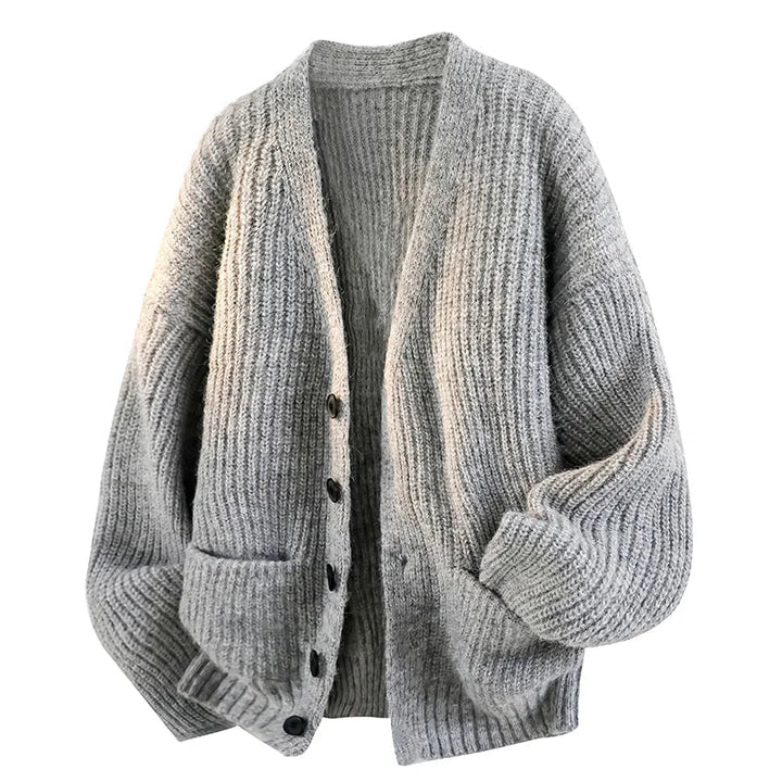 BRYNOUVELLE | CARDIGAN DÉCONTRACTÉ À COL EN V POUR HOMMES