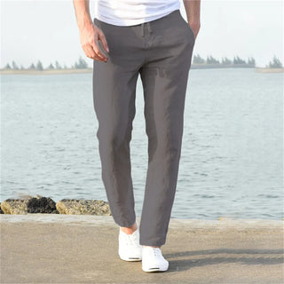 BRYNOUVELLE | PANTALON DE RUE EN LIN POUR HOMME