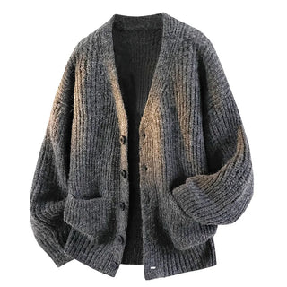 BRYNOUVELLE | CARDIGAN DÉCONTRACTÉ À COL EN V POUR HOMMES