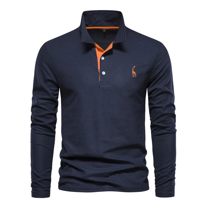 BRYNOUVELLE | T-Shirt à Manches Longues avec Col pour Homme