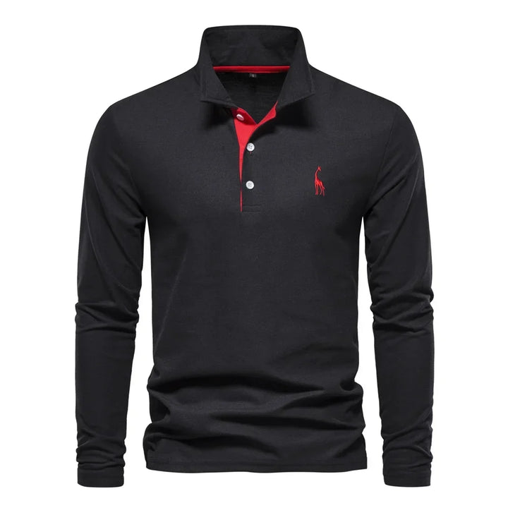 BRYNOUVELLE | T-Shirt à Manches Longues avec Col pour Homme