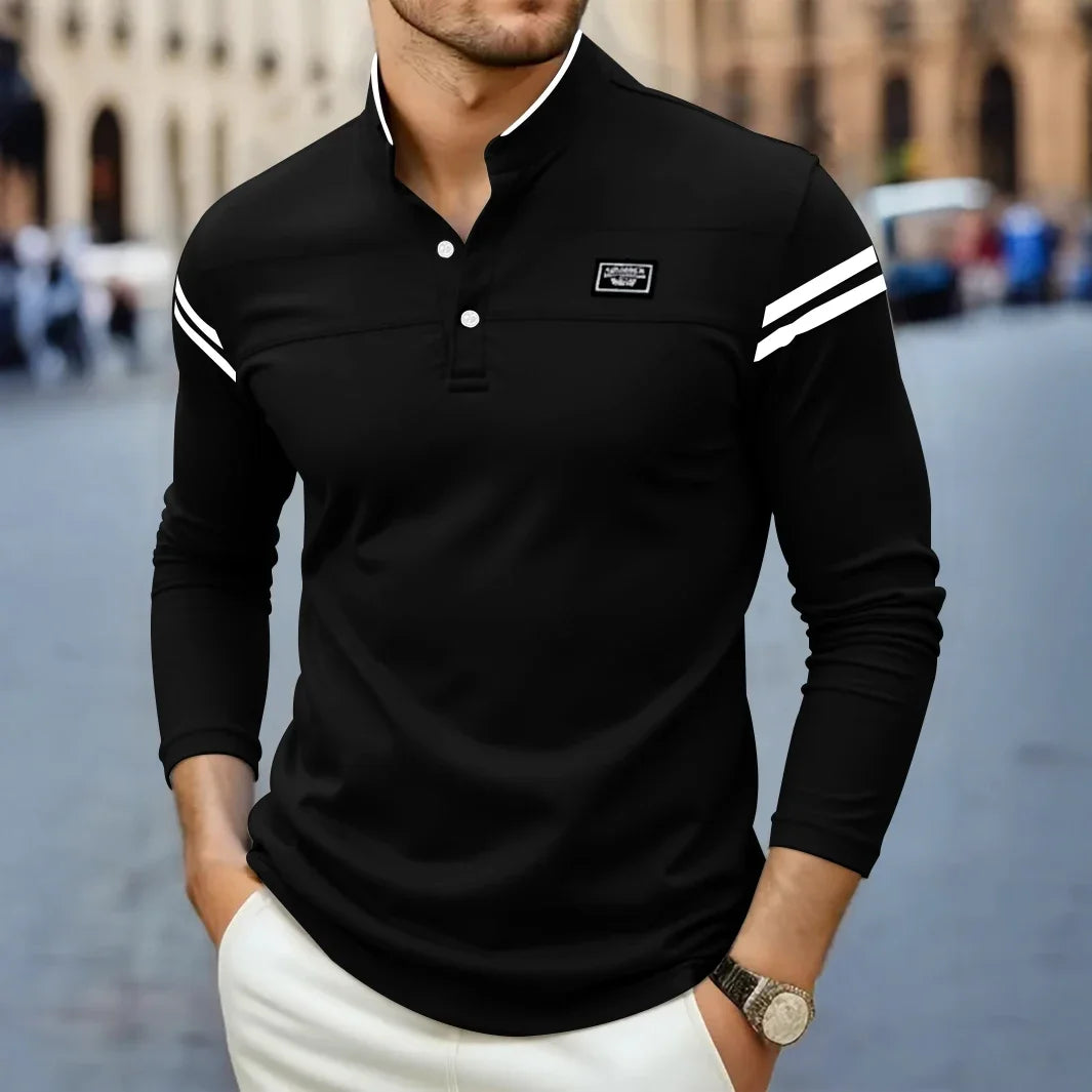 BRYNOUVELLE | T-SHIRT À MANCHES LONGUES MODERNE POUR HOMME