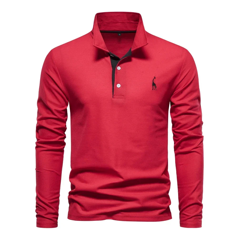 BRYNOUVELLE | T-Shirt à Manches Longues avec Col pour Homme