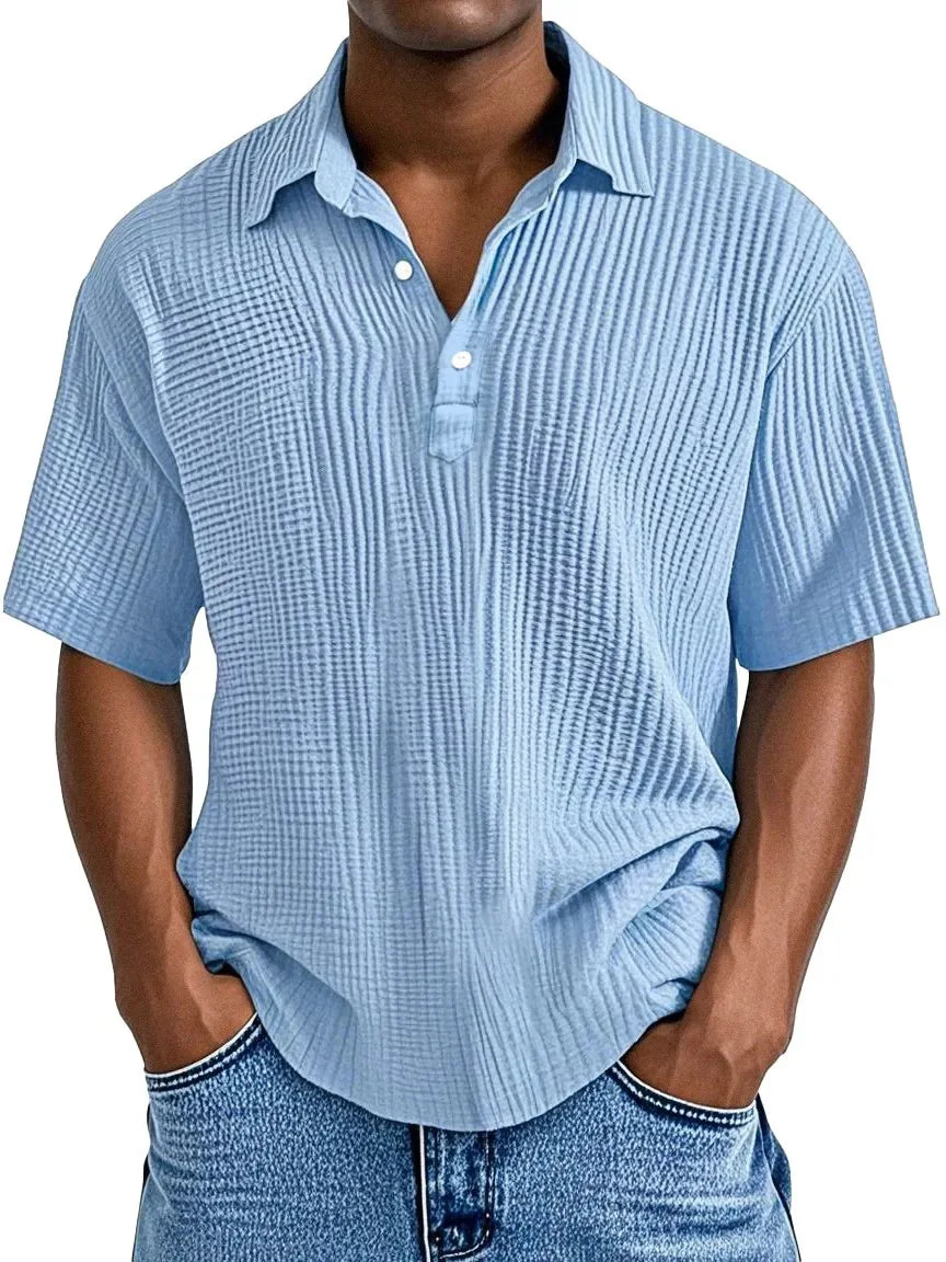 BRYNOUVELLE | Chemise Vintage Texturée pour Homme