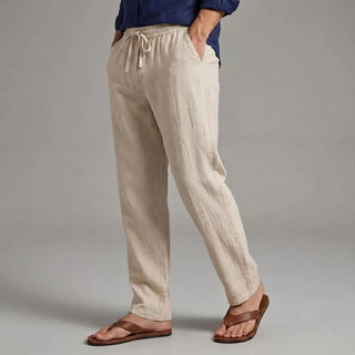 BRYNOUVELLE | PANTALON DÉCONTRACTÉ EN LIN POUR HOMMES