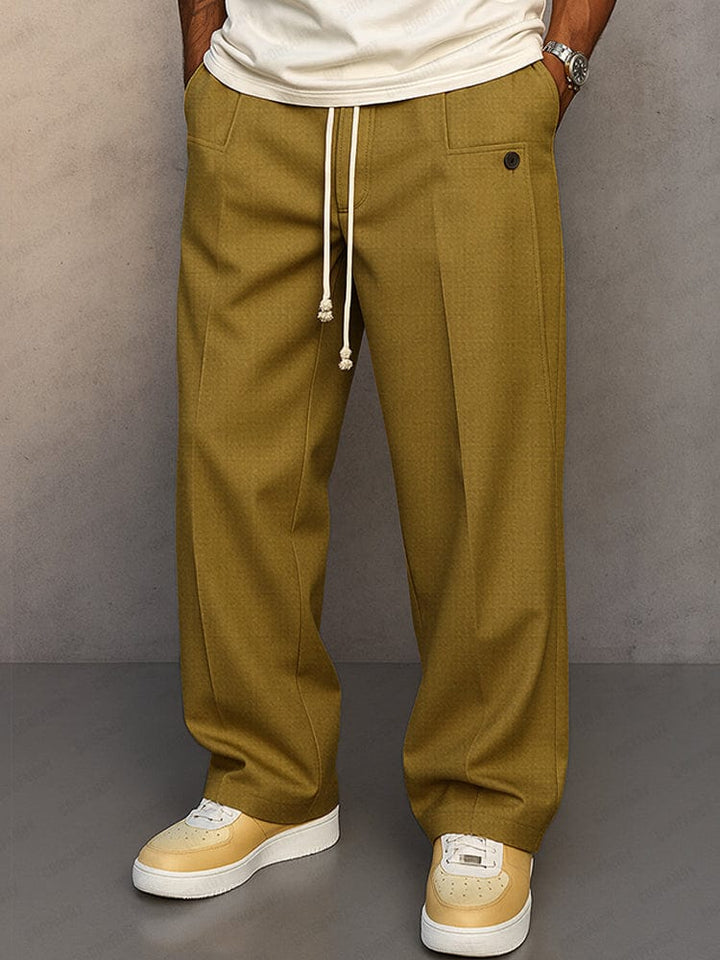 BRYNOUVELLE | PANTALON COTON À CORDON POUR HOMME