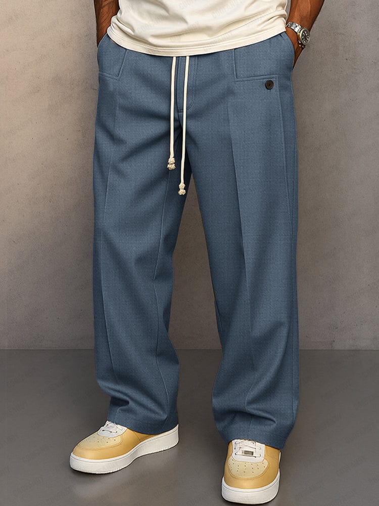 BRYNOUVELLE | PANTALON COTON À CORDON POUR HOMME
