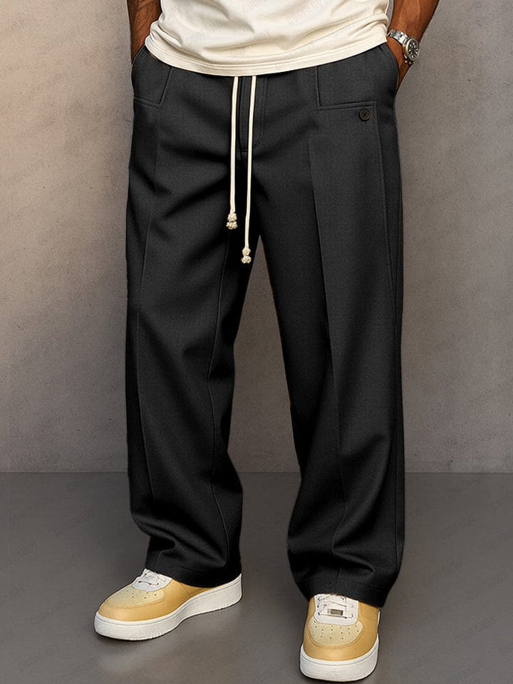 BRYNOUVELLE | PANTALON COTON À CORDON POUR HOMME
