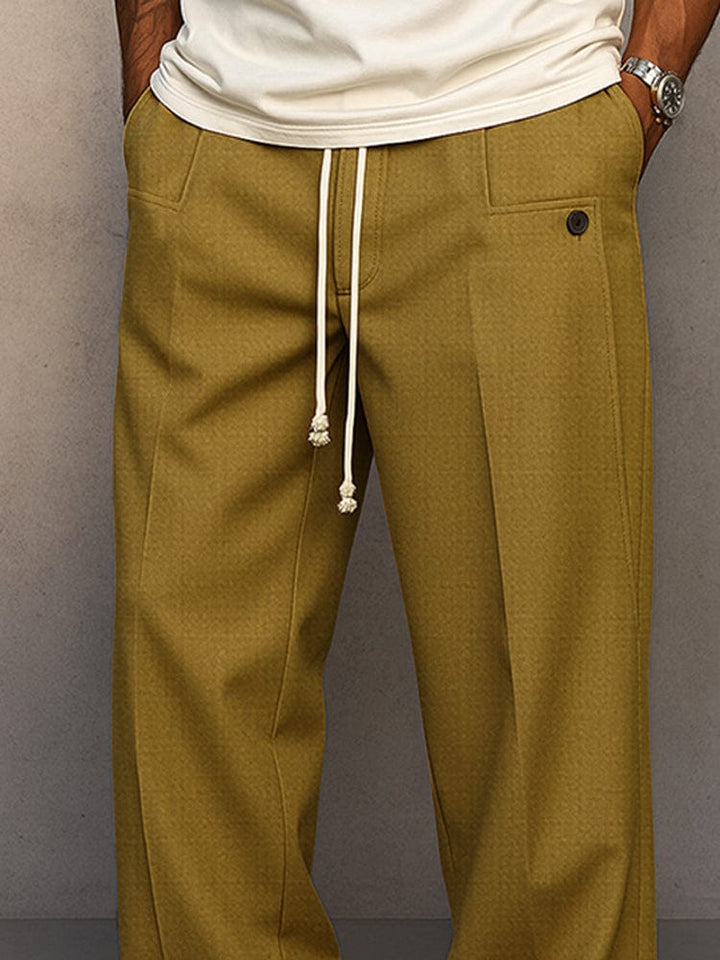 BRYNOUVELLE | PANTALON COTON À CORDON POUR HOMME