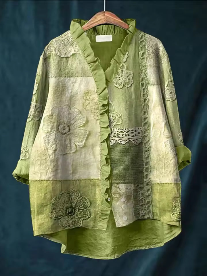 BRYNOUVELLE | Blouse au Caractère Calme Mia