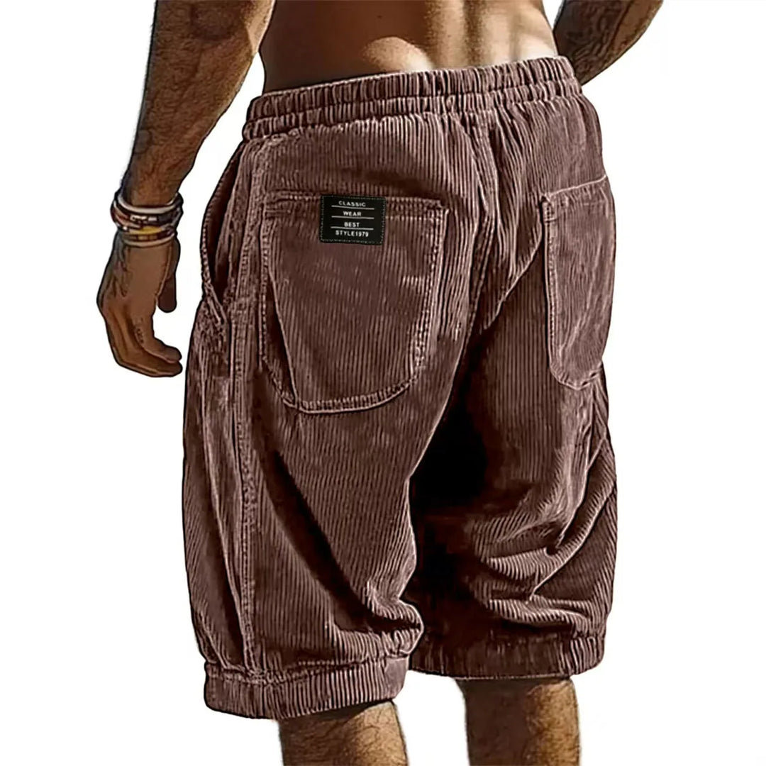 BRYNOUVELLE | SHORT EN VELOURS CÔTELÉ POUR HOMMES
