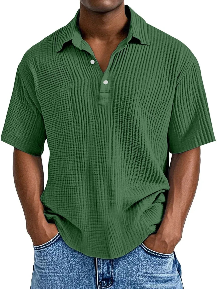 BRYNOUVELLE | Chemise Vintage Texturée pour Homme