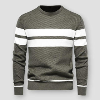 BRYNOUVELLE | Pull Rayé en Maille pour Hommes