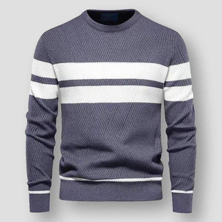 BRYNOUVELLE | Pull Rayé en Maille pour Hommes