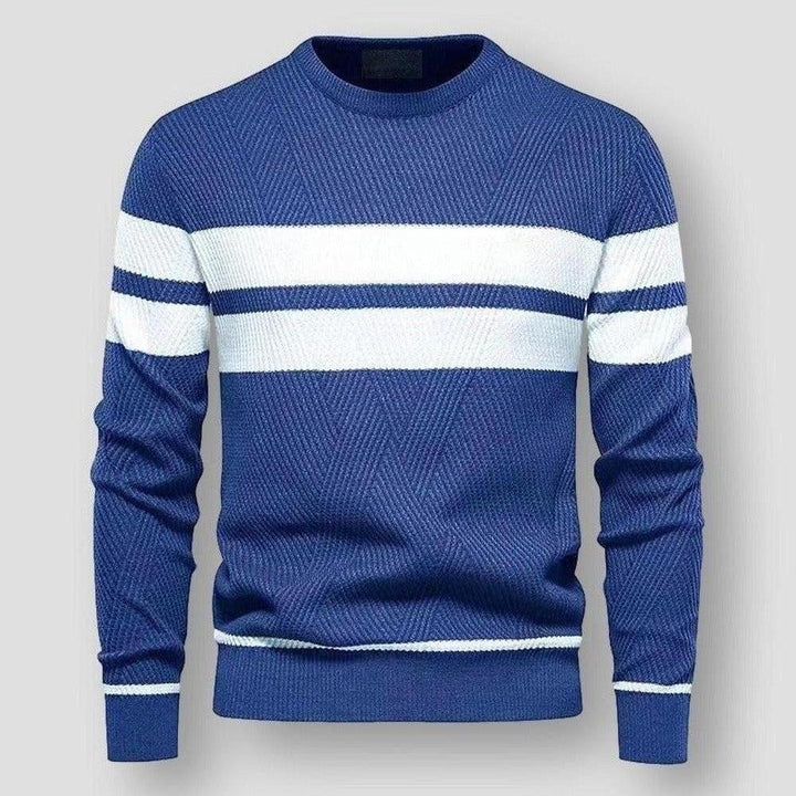 BRYNOUVELLE | Pull Rayé en Maille pour Hommes