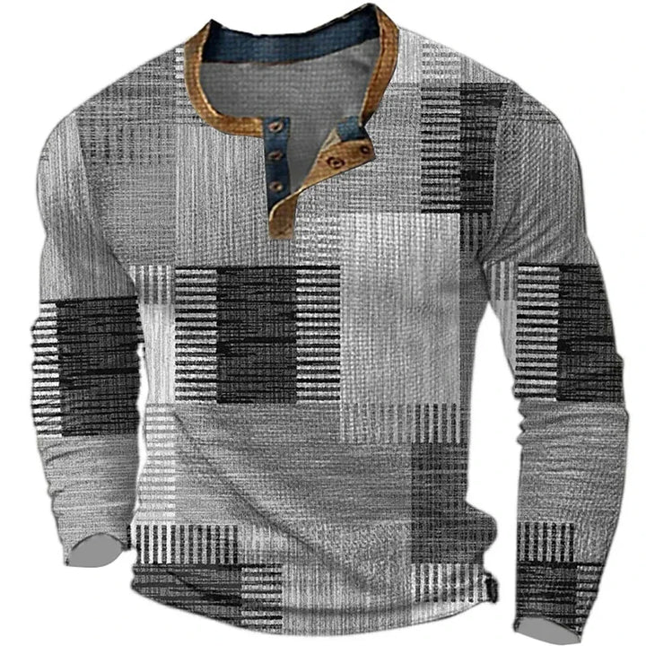 Sverre | Pull Design Nordique avec Style Patchwork