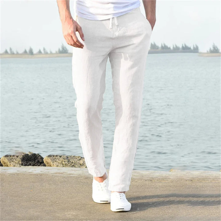 BRYNOUVELLE | PANTALON DE RUE EN LIN POUR HOMME
