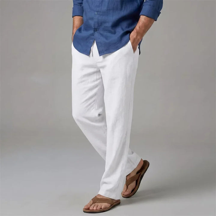 BRYNOUVELLE | PANTALON DÉCONTRACTÉ EN LIN POUR HOMMES