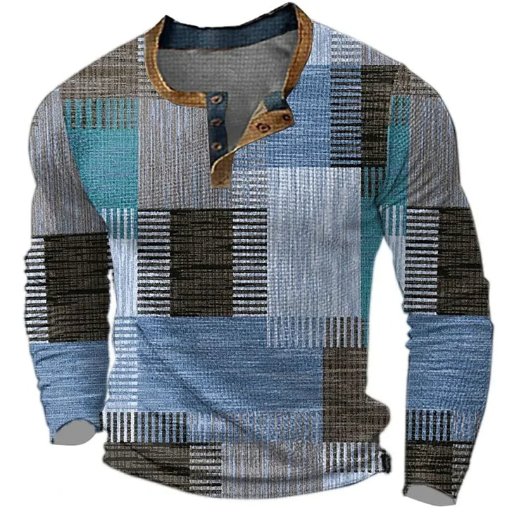 Sverre | Pull Design Nordique avec Style Patchwork