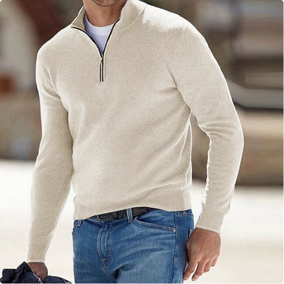 Romeo | Pull zippé élégant