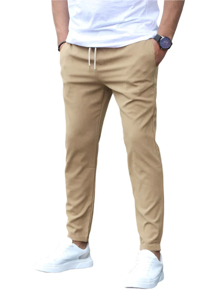 BRYNOUVELLE | PANTALON EN COTON STRETCH POUR HOMME