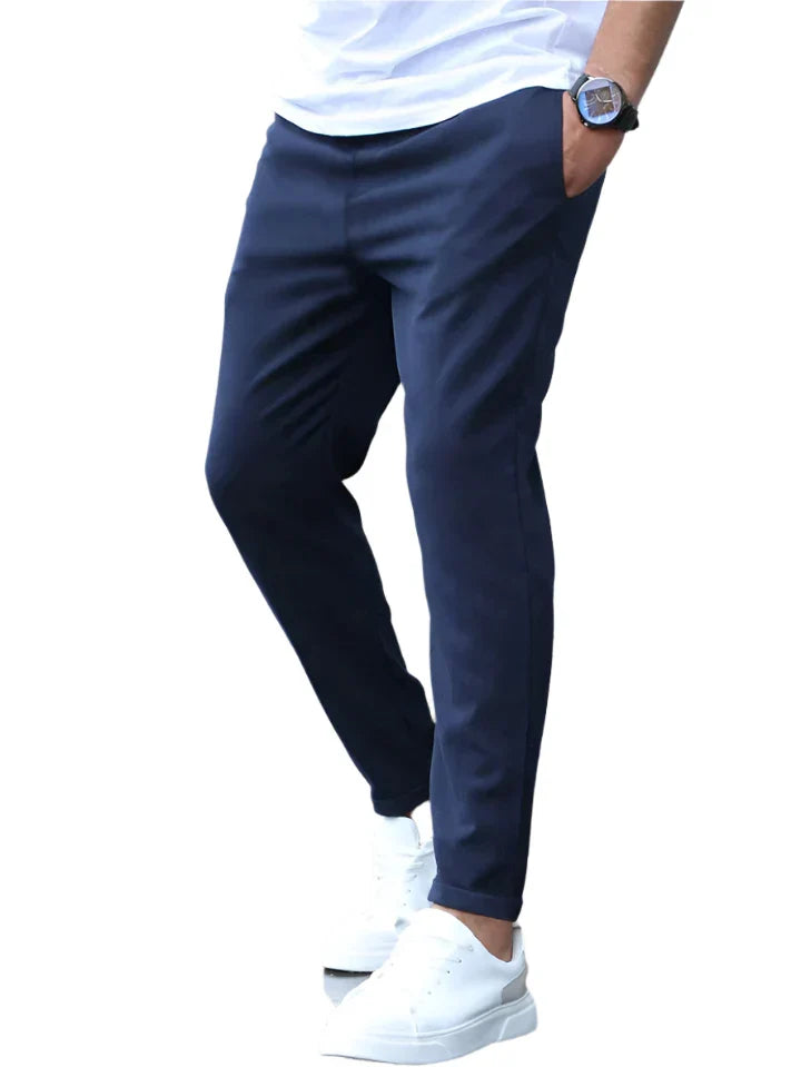 BRYNOUVELLE | PANTALON EN COTON STRETCH POUR HOMME