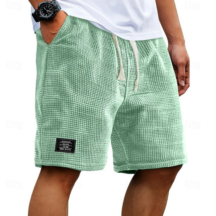 BRYNOUVELLE | SHORT À TEXTURE GAUFRE POUR HOMMES