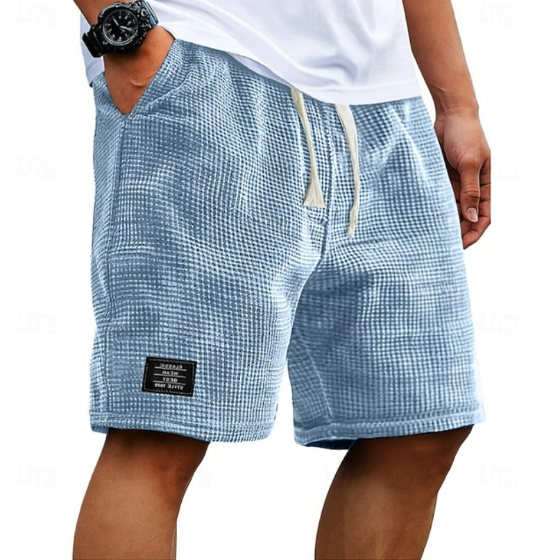 BRYNOUVELLE | SHORT À TEXTURE GAUFRE POUR HOMMES