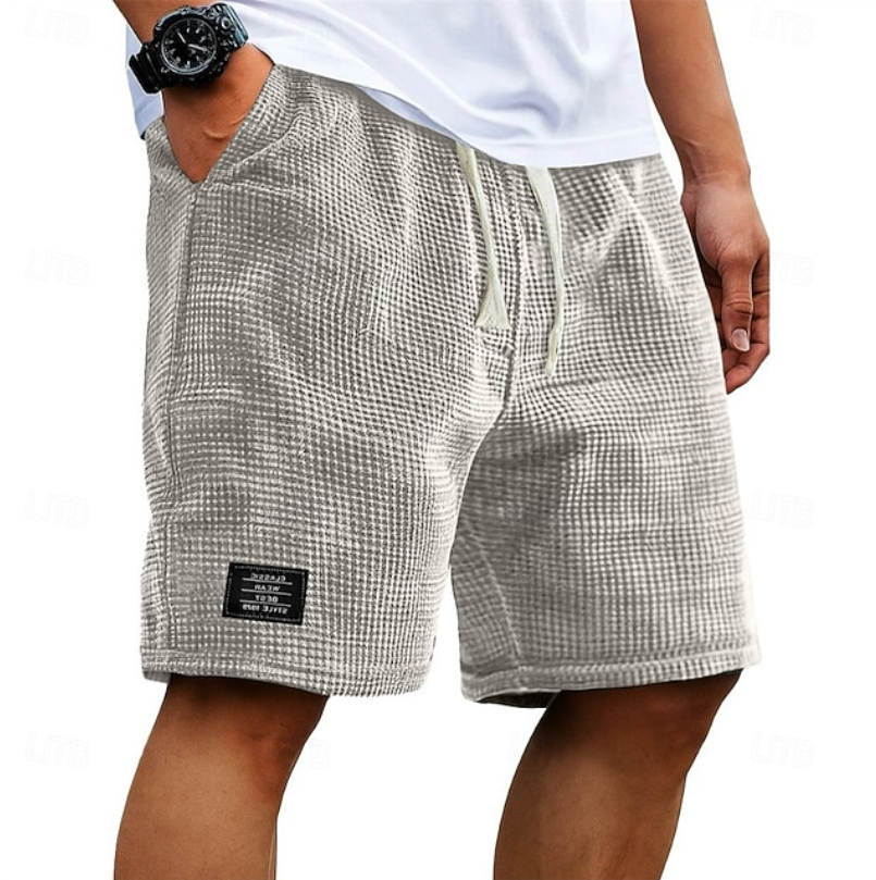 BRYNOUVELLE | SHORT À TEXTURE GAUFRE POUR HOMMES