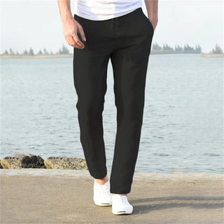 BRYNOUVELLE | PANTALON DE RUE EN LIN POUR HOMME