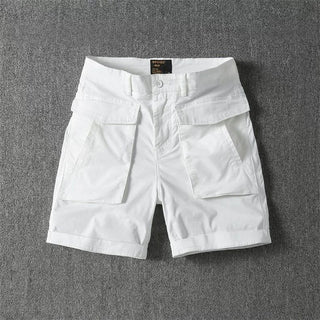 BRYNOUVELLE | Pantalon Cargo Court en Coton pour Hommes
