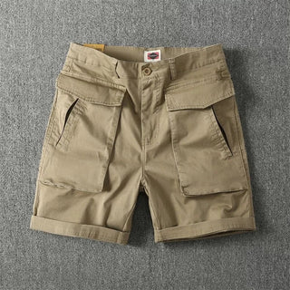 BRYNOUVELLE | Pantalon Cargo Court en Coton pour Hommes