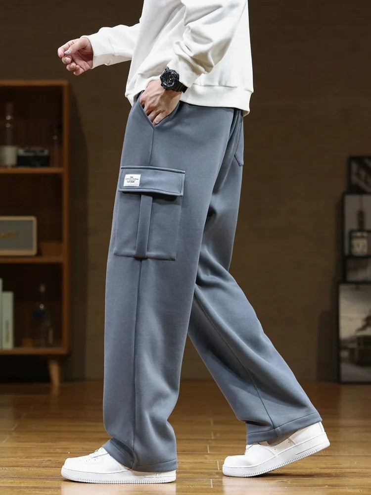 BRYNOUVELLE | PANTALON CARGO EN POLAIRE