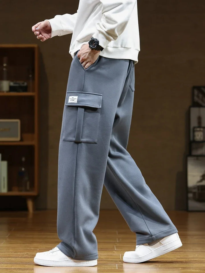BRYNOUVELLE | PANTALON CARGO EN POLAIRE