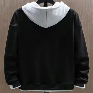BRYNOUVELLE | SWEAT À CAPUCHE EFFET SUPERPOSÉ POUR HOMME