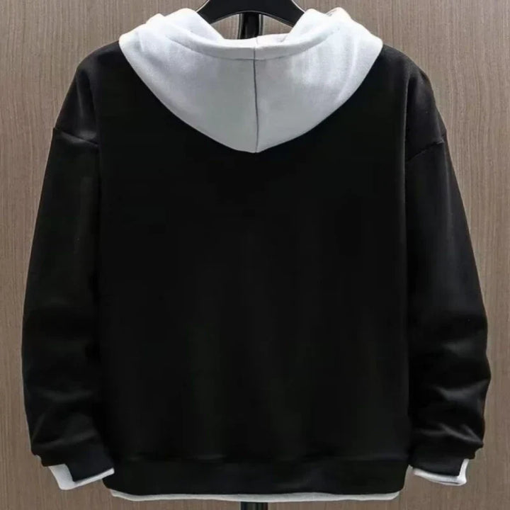 BRYNOUVELLE | SWEAT À CAPUCHE EFFET SUPERPOSÉ POUR HOMME