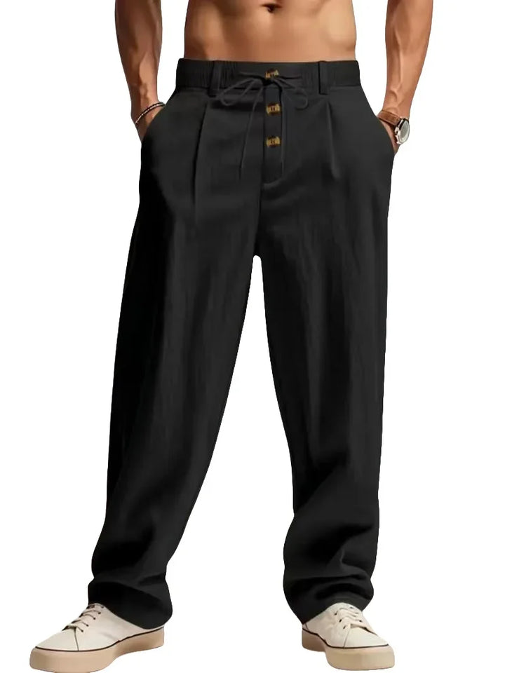 BRYNOUVELLE | PANTALONS RELAXÉS EN LIN POUR HOMMES