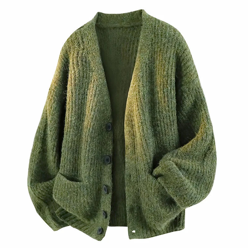 BRYNOUVELLE | CARDIGAN DÉCONTRACTÉ À COL EN V POUR HOMMES