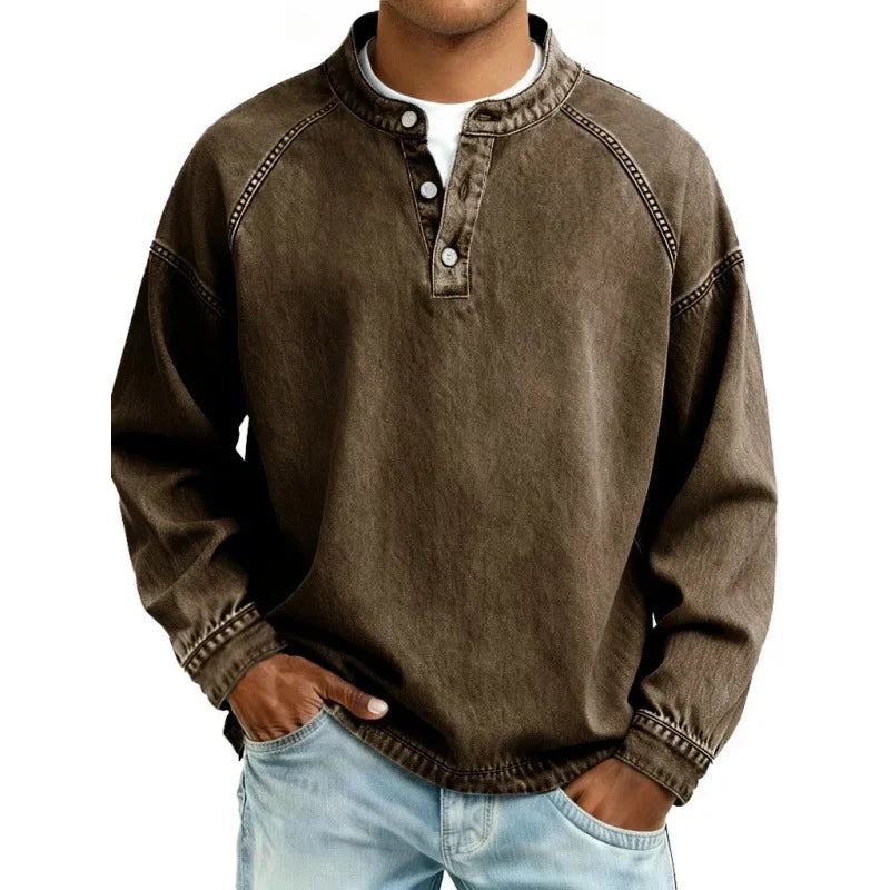Stanley | Pull Henley Vintage